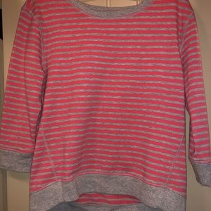 Loft stripe sweatshirt